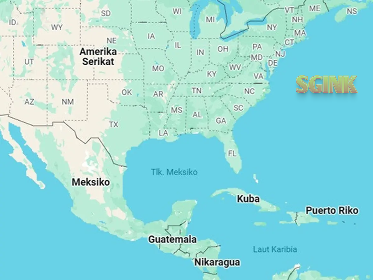 Google Maps Resmi Ganti Nama Teluk Meksiko Jadi Teluk Amerika atas Instruksi Trump